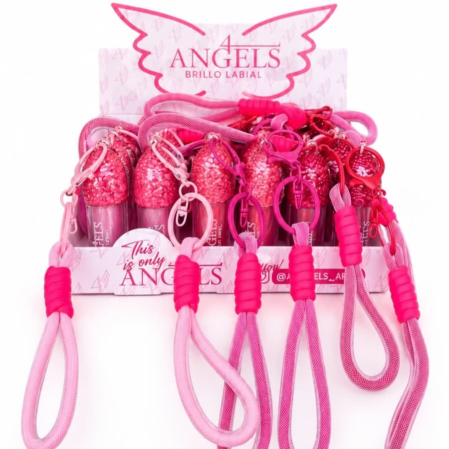 Brillo Labial c/ Llavero 4 Angels